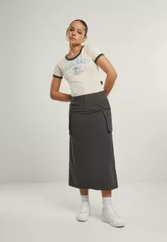 Футболка с принтом SIGNATURE SHORT SOCCER Karl Kani, песочный