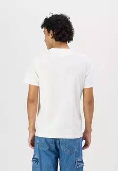 Футболка с принтом SIGNATURE TEE Tommy Jeans, молочный