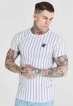 Футболка с принтом SIKSILK, белый