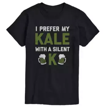 Футболка с принтом Silent K от Big & High Preference Kale Licensed Character, черный