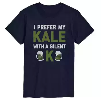 Футболка с принтом Silent K от Big & High Preference Kale Licensed Character, синий