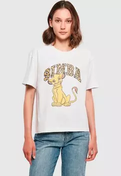 Футболка с принтом SIMBA Merchcode, белый