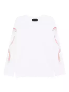 Футболка с принтом Simone Rocha, белый