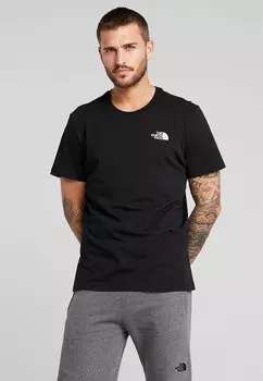 Футболка с принтом SIMPLE DOME TEE The North Face, черный