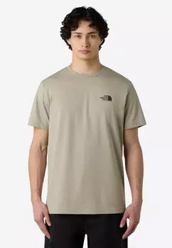 Футболка с принтом SIMPLE DOME The North Face, темно-серый