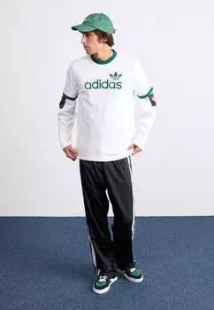 Футболка с принтом SIMPLE TEE adidas Originals, молочный
