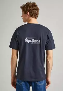 Футболка с принтом SINGLE CLIFORD Pepe Jeans, цвет dulwich blue