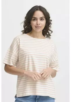 Футболка с принтом SIVA Fransa, светло-розовый