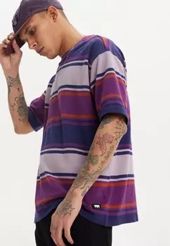 Футболка с принтом SKATE GRAPHIC BOX TEE Levi's, темно-фиолетовый