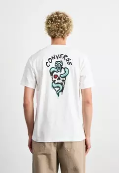 Футболка с принтом SKATE SPRAY PAINT GRAPHIC Converse, белый