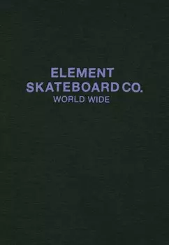 Футболка с принтом SKATEBOARD YOUTH Element, темно-зеленый