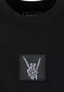 Футболка с принтом Skelett Patch Mister Tee, черная