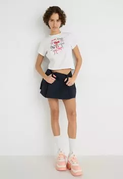 Футболка с принтом SKIMMING BOWS TEE Abercrombie & Fitch, белый