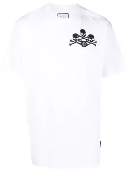 Футболка с принтом Skull Philipp Plein, белый