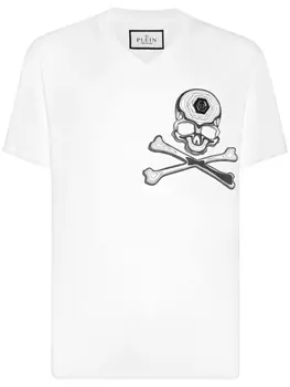 Футболка с принтом Skull Philipp Plein, белый