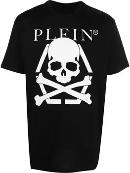 Футболка с принтом Skull Philipp Plein, черный
