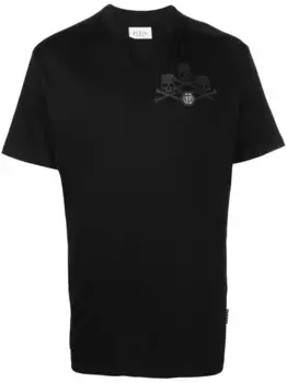 Футболка с принтом Skull Philipp Plein, черный