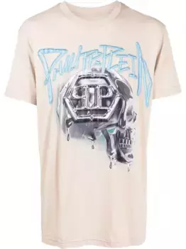 Футболка с принтом Skull Philipp Plein, нейтральный