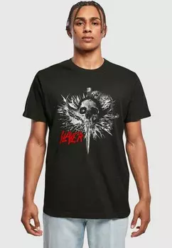 Футболка с принтом SLAYER DEATH DAGGER VINTAGE Merchcode, черный