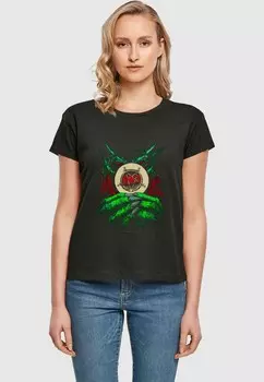 Футболка с принтом SLAYER ROOT OF ALL EVIL BOX TEE Merchcode, черный