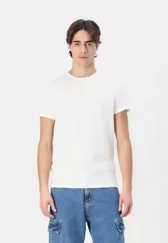 Футболка с принтом SLIM BUBBLE PRINT TEE Tommy Jeans, слоновая кость