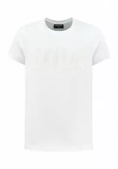 Футболка с принтом SLIM FIT CREWNECK Ballin, цвет white