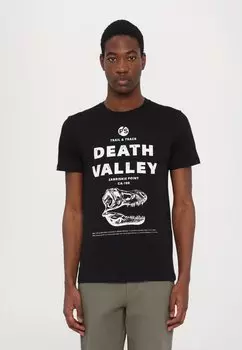 Футболка с принтом SLIM FIT DEATH VALLEY PS Paul Smith, черный