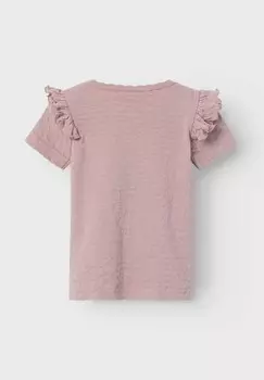 Футболка с принтом SLIM FIT Lil' Atelier, розовый