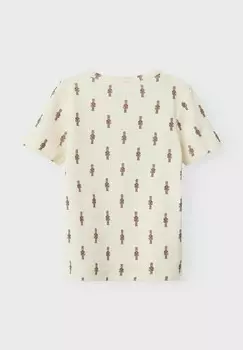 Футболка с принтом SLIM FIT Lil' Atelier, белый