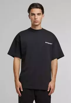 Футболка с принтом SLOW SUNDAY COFFE CLUB OVERSIZE Another Cotton Lab, черный