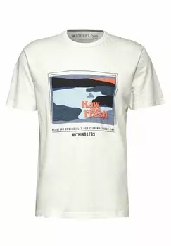 Футболка с принтом SLUB Street One MEN, белый