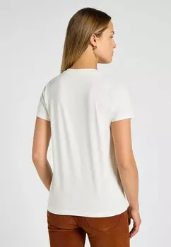 Футболка с принтом SMALL LOGO TEE Lee, бежевый