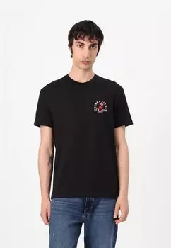 Футболка с принтом SMALL MOTIF TEE Tommy Jeans, черный