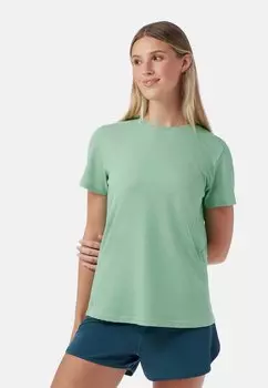 Футболка с принтом Smartwool, светло-зеленый