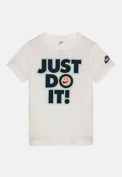 Футболка с принтом SMILEY TEE Nike Sportswear, цвет sail