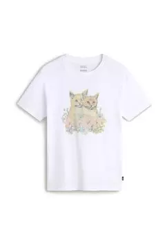 Футболка с принтом SMITTEN OVERSIZED Vans, белый