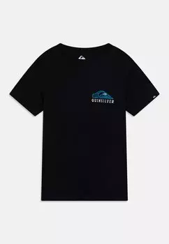 Футболка с принтом SNAKE CHARMER Quiksilver, цвет dark navy