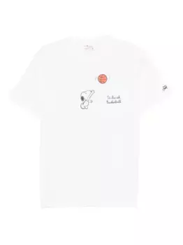 Футболка с принтом Snoopy из коллаборации с Peanuts MC2 SAINT BARTH, белый