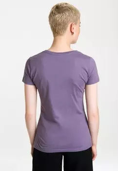 Футболка с принтом SNOOPY LOGOSHIRT, сиреневый