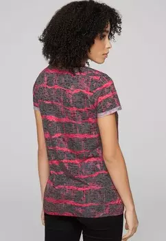 Футболка с принтом Soccx, красный