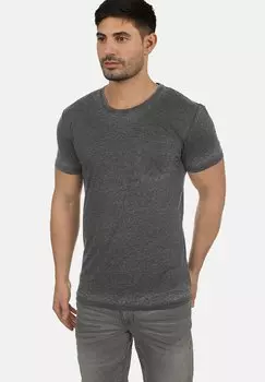 Футболка с принтом Solid, черный