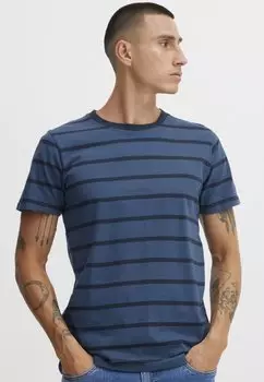 Футболка с принтом Solid, синий