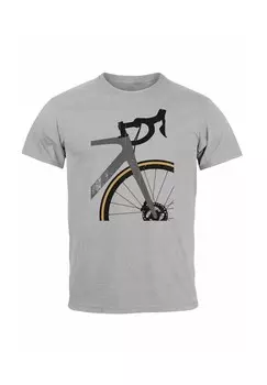 Футболка с принтом SOMMER FASHION STREETSTYLE Neverless, серый