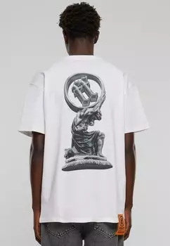 Футболка с принтом Son Of Titan Forgotten Faces, белый