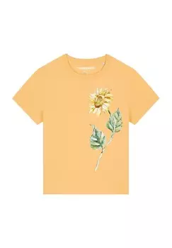Футболка с принтом SONNENBLUME watapparel, желтый