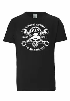 Футболка с принтом SONS OF ANARCHY SAMCRO LOGOSHIRT, черный