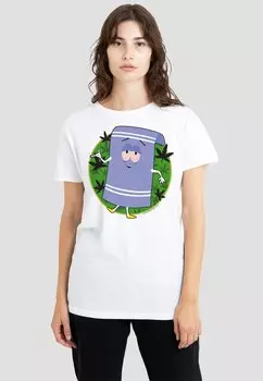 Футболка с принтом SOUTH PARK TOWELIE Cotton Soul, белый