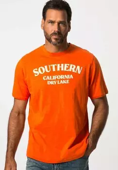 Футболка с принтом SOUTHERN BRUSTPRINT JP1880, цвет clementine