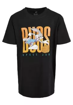 футболка с принтом Space Jam Balling Bugs Mister Tee, черный
