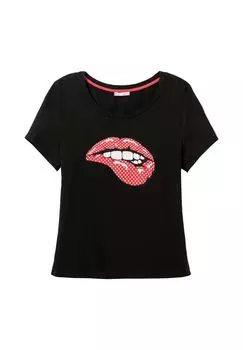 Футболка с принтом спереди, трикотажного качества Joebrowns, цвет Schwarz Bedruckt